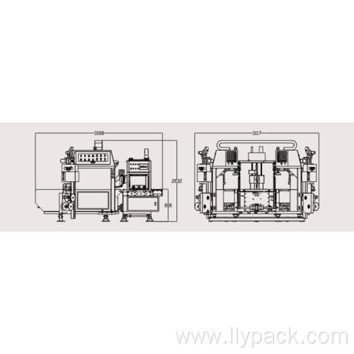 Auto PE Rope Carton Box Wrapping Banding Machine